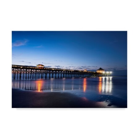 Danny Head 'Pier Reflections I' Canvas Art,22x32